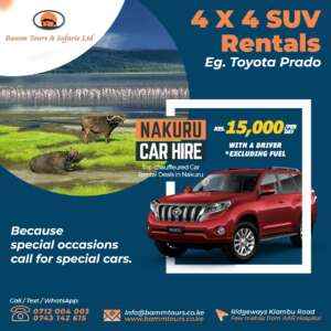 Prado for hire Nakuru