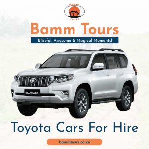 The best Toyota Prado TX150 for hire in Kenya