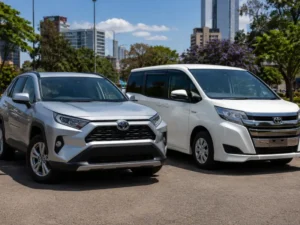 Family car hire prices in Kenya – Toyota RAV4 and Noah available at Bamm Tours
