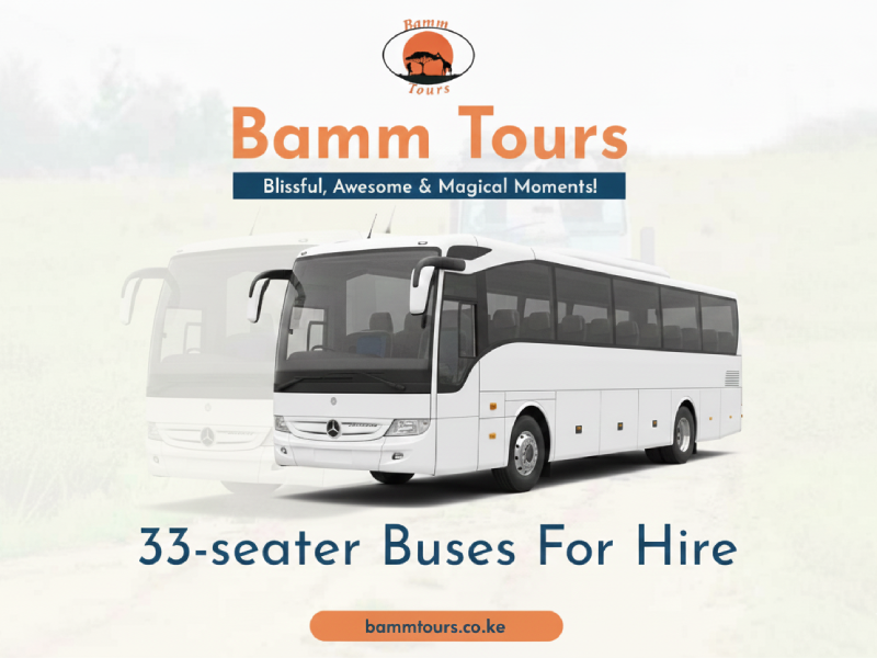 33 Seater Mercedes Benz Bus For Hire in Nairobi Kenya